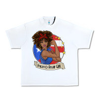 White puerto rican girl strong t shirt puerto rico pride boricua Urban Heavy Tee - linhVisuals