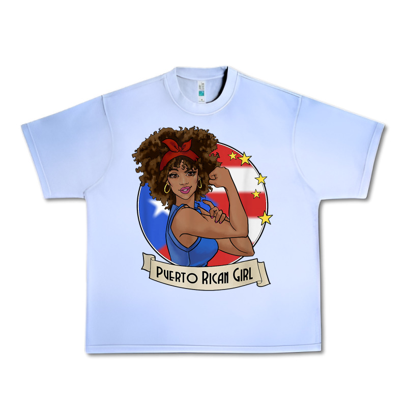 Puerto Rican Girl Strong T Shirt Puerto Rico Pride Boricua Urban Heavy Tee by linhVisuals | Teevron