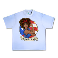 Grape Ice puerto rican girl strong t shirt puerto rico pride boricua Urban Heavy Tee - linhVisuals