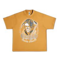 Peanut Butter santa muerte female deity mexican satanic dead sugar skull tank top Urban Heavy Tee - linhVisuals