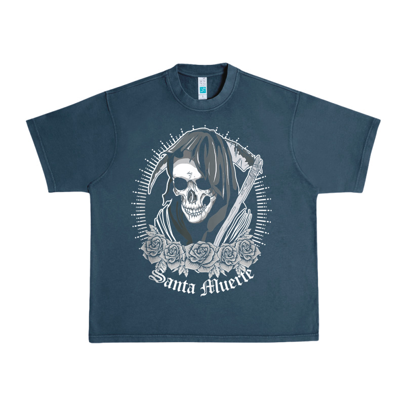 Santa Muerte Female Deity Mexican Satanic Dead Sugar Skull Tank Top Urban Heavy Tee by linhVisuals | Teevron