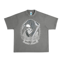 Tornado santa muerte female deity mexican satanic dead sugar skull tank top Urban Heavy Tee - linhVisuals