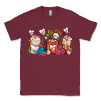 Burgundy Baseball Coffee Cups Classic Tee - FaDigitalArtStudio