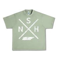 Oil Green vintage nashville retro nsh cross t shirt Urban Heavy Tee - linhVisuals