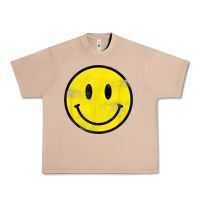 Burro vintage retro happy smiley face 80's 90's aesthetic t shirt Urban Heavy Tee - linhVisuals
