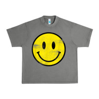 Tornado vintage retro happy smiley face 80's 90's aesthetic t shirt Urban Heavy Tee - linhVisuals