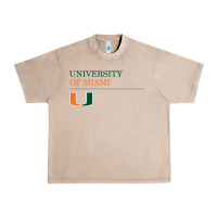 French Oak The university of miami Urban Heavy Tee - linhVisuals