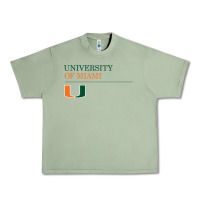 Oil Green The university of miami Urban Heavy Tee - linhVisuals