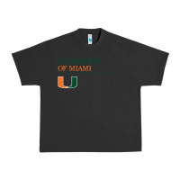 Pigment Black The university of miami Urban Heavy Tee - linhVisuals