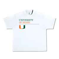 White The university of miami Urban Heavy Tee - linhVisuals