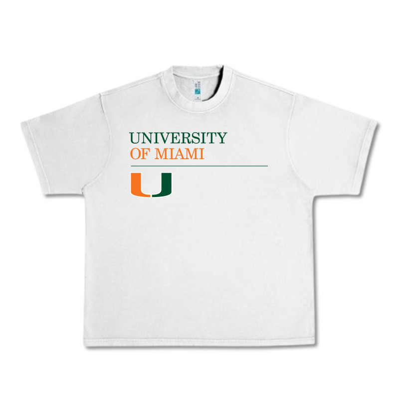 The University Of Miami Urban Heavy Tee by linhVisuals | Teevron