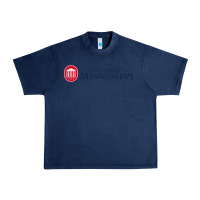 Navy The university of mississippi Urban Heavy Tee - linhVisuals
