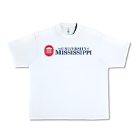White The university of mississippi Urban Heavy Tee - linhVisuals