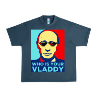 Midnight Navy who is your vladdy Urban Heavy Tee - linhVisuals