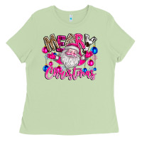 Matcha merry Christmas santa Ladies Tee - CowhideDigitalArt