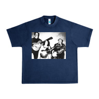 Navy the munsters play it again Urban Heavy Tee - linhVisuals