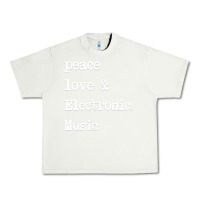 Pistachio peace love & electronic music  edm techno t shirt Urban Heavy Tee - linhVisuals