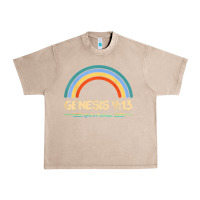 French Oak genesis 913 god's promise faithfully rainbow bible verse t shirt Urban Heavy Tee - linhVisuals