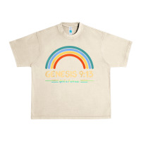 Sandshell genesis 913 god's promise faithfully rainbow bible verse t shirt Urban Heavy Tee - linhVisuals