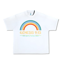 White genesis 913 god's promise faithfully rainbow bible verse t shirt Urban Heavy Tee - linhVisuals