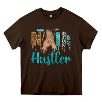 Chocolate Brown nail hustler bbs Heavy Core Tee - BundleAndBundleShop