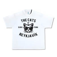 White cats of downtown reykjavik t shirt Urban Heavy Tee - linhVisuals