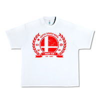 White super smash bros smash club Urban Heavy Tee - linhVisuals