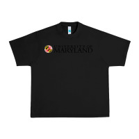 Black University of Maryland, College Park, Urban Heavy Tee - linhVisuals
