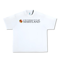 White University of Maryland, College Park, Urban Heavy Tee - linhVisuals