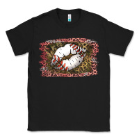 Black Baseball Lips Classic Tee - Jasminsmagicworld