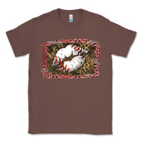 Chestnut Baseball Lips Classic Tee - Jasminsmagicworld