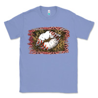 Colony Blue Baseball Lips Classic Tee - Jasminsmagicworld