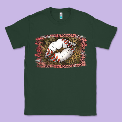 Baseball Lips Classic Tee Designed By Jasminsmagicworld