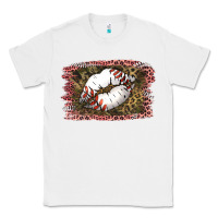 White Baseball Lips Classic Tee - Jasminsmagicworld