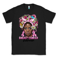 Black breast cancer warrior black woman Classic Tee - BarkalooDesign