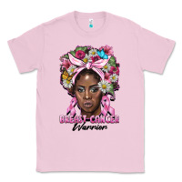 Bubblegum Pink breast cancer warrior black woman Classic Tee - BarkalooDesign