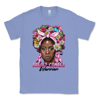 Colony Blue breast cancer warrior black woman Classic Tee - BarkalooDesign