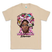 Mushroom breast cancer warrior black woman Classic Tee - BarkalooDesign