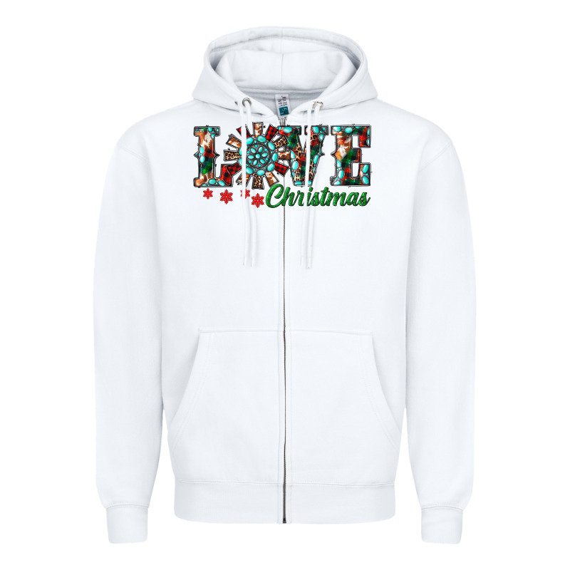 Christmas Love Windmill Zipper Hoodie by RanaPortraitStore | Teevron