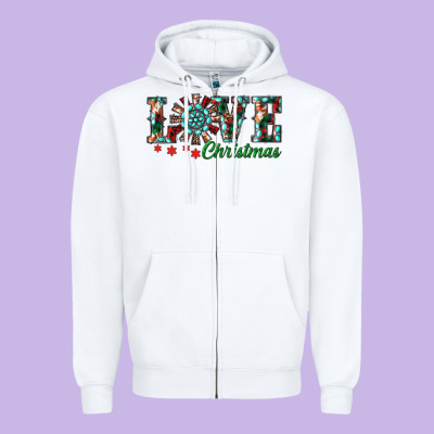 Christmas Love Windmill Zipper Hoodie Designed By Ranaportraitstore