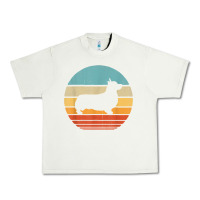 Pistachio corgi retro vintage 60s 70s sunset dog lovers men women t shirt Urban Heavy Tee - linhVisuals