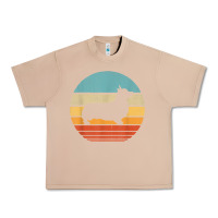 Burro corgi retro vintage 60s 70s sunset dog lovers men women t shirt Urban Heavy Tee - linhVisuals
