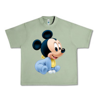 Oil Green baby micke  mouse Urban Heavy Tee - linhVisuals