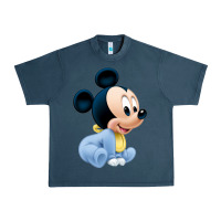 Midnight Navy baby micke  mouse Urban Heavy Tee - linhVisuals