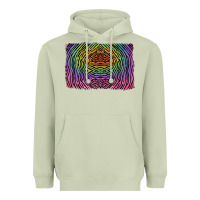 Matcha colorful zebra background Heavyweight Hoodie - RanaPortraitStore