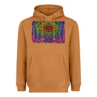 Meerkat colorful zebra background Heavyweight Hoodie - RanaPortraitStore