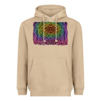 Colorful Zebra Background Heavyweight Hoodie | Teevron