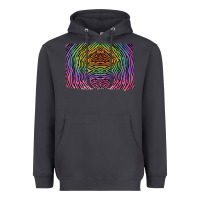 Smoke colorful zebra background Heavyweight Hoodie - RanaPortraitStore