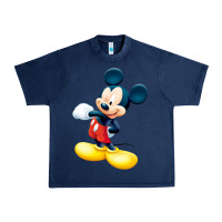 Navy micke mouse Urban Heavy Tee - linhVisuals