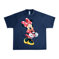 Navy minni mouse Urban Heavy Tee - linhVisuals